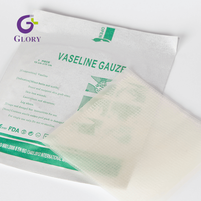Gaze de parafina médica com vaselina 