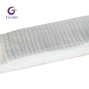 Ziguezague de algodão dobrado absorvente