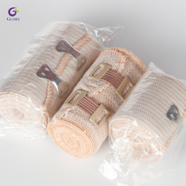 Bandagem elástica lisa de spandex médico 