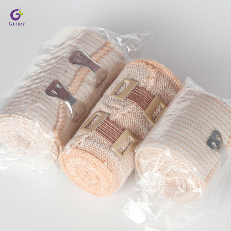 Bandagem elástica lisa de spandex médico 