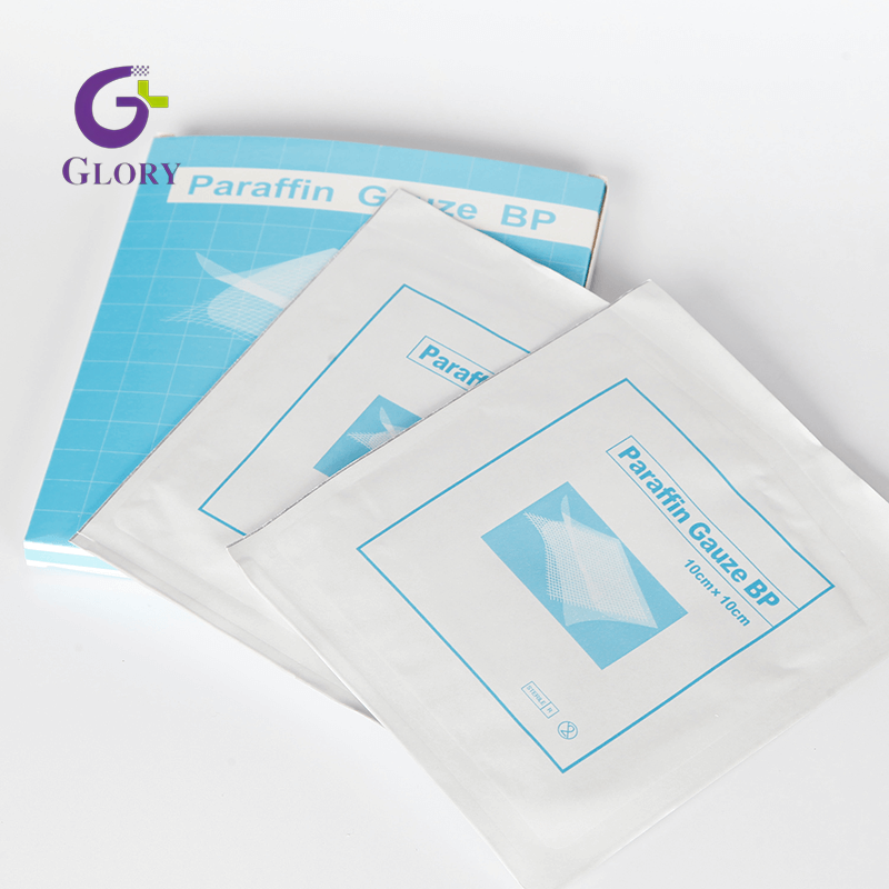 Gaze de parafina médica com vaselina 
