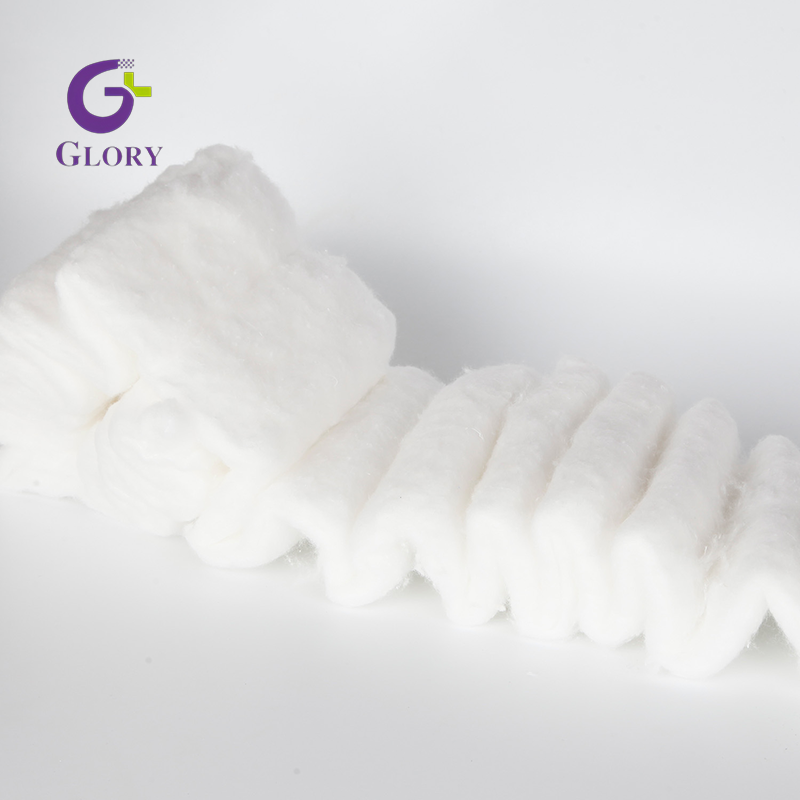 Ziguezague de algodão dobrado absorvente