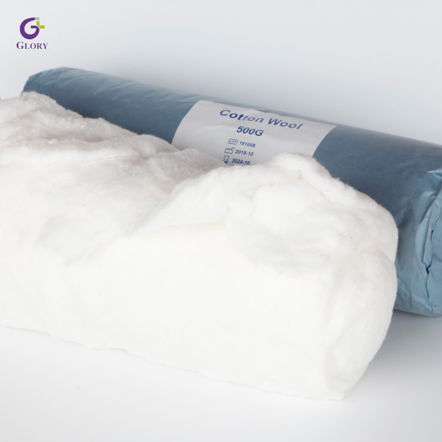 Rolo de algodão médico altamente absorvente para limpeza e curativo eficientes 