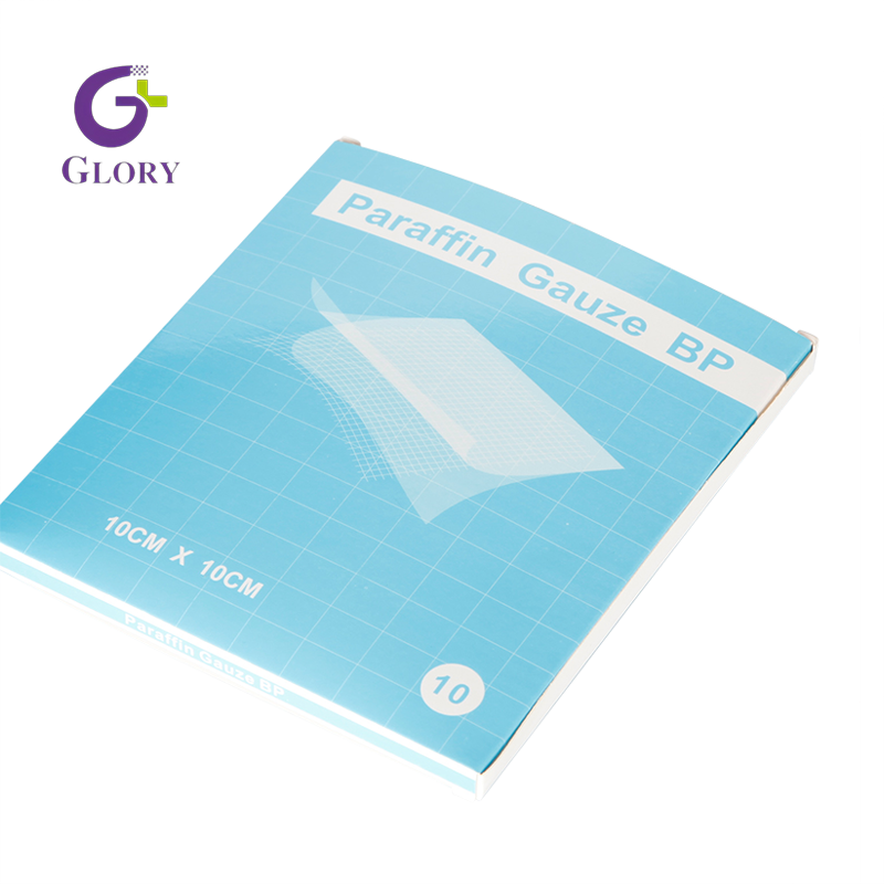 Gaze de parafina médica com vaselina 