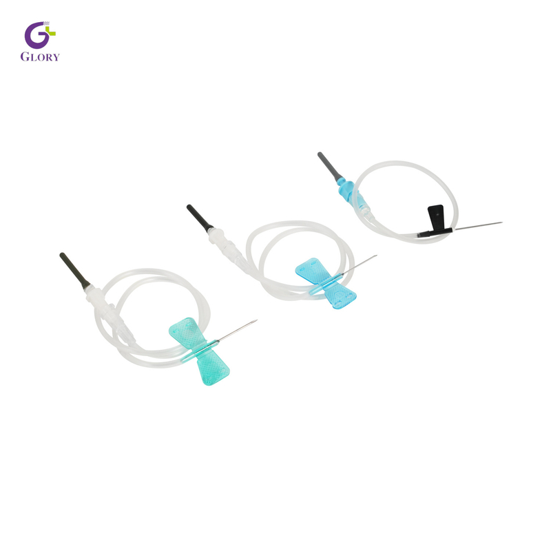 Agulha de coleta de sangue estéril de segurança descartável