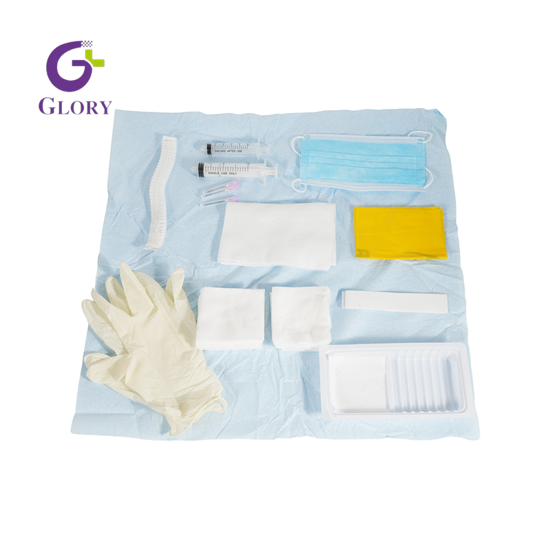 Conjunto de curativos médicos descartáveis ​​para tratamento de feridas Conjunto de curativos não tecidos