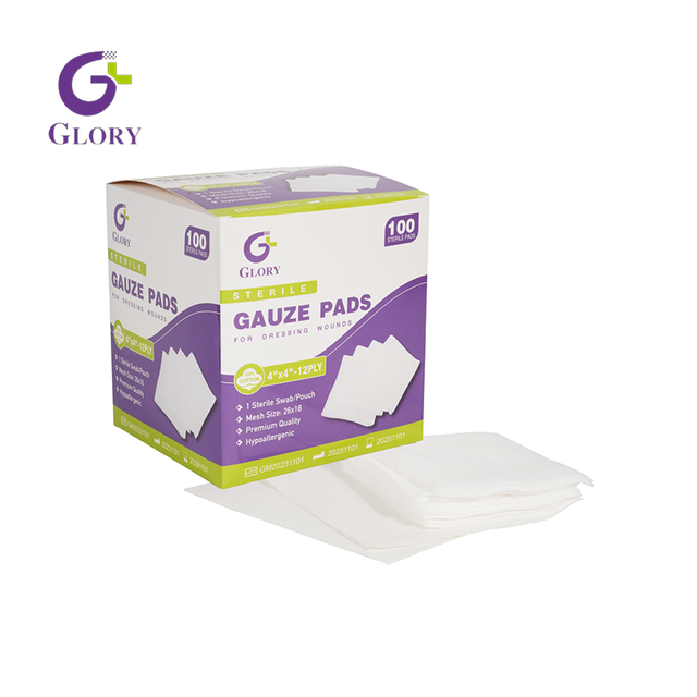 Cotonetes de gaze estéreis descartáveis