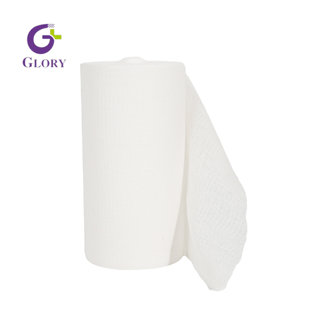 Rolo de gaze absorvente médica