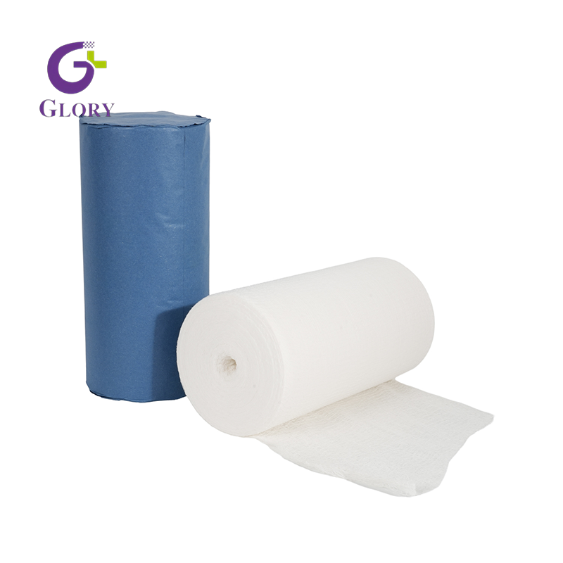 Rolo de gaze absorvente médica