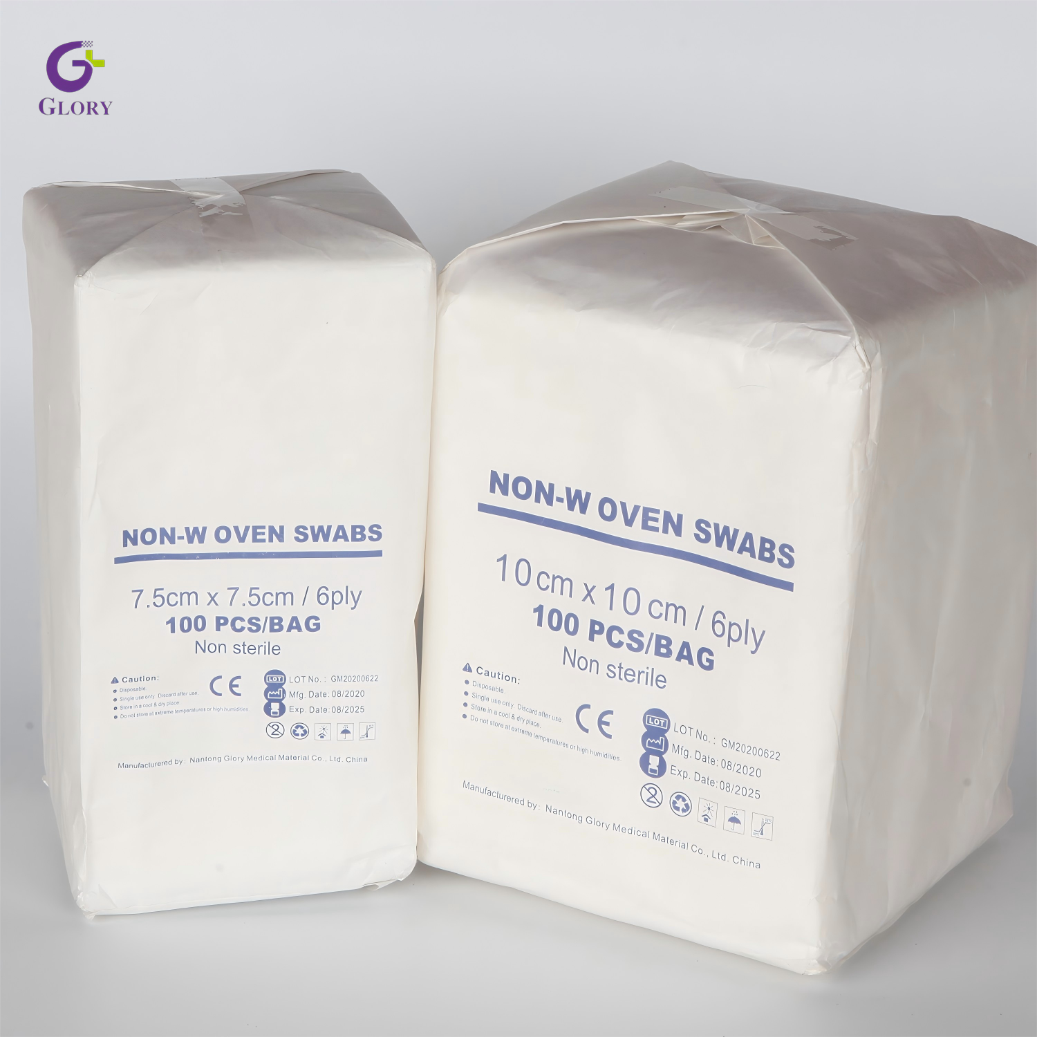  Cotonetes não tecidos para curativos