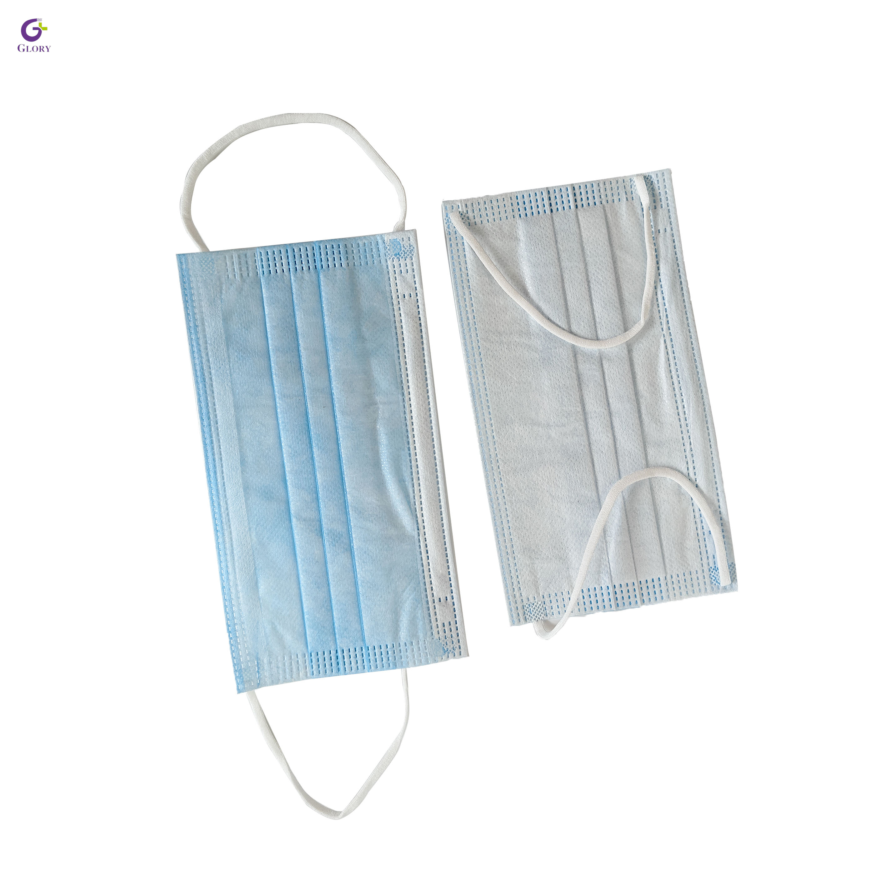 Máscara facial não tecida descartável, máscara facial protetora respirável de 3 camadas, à prova d'água, hipoalergênica, à prova de poeira, para uso médico diário e pessoal