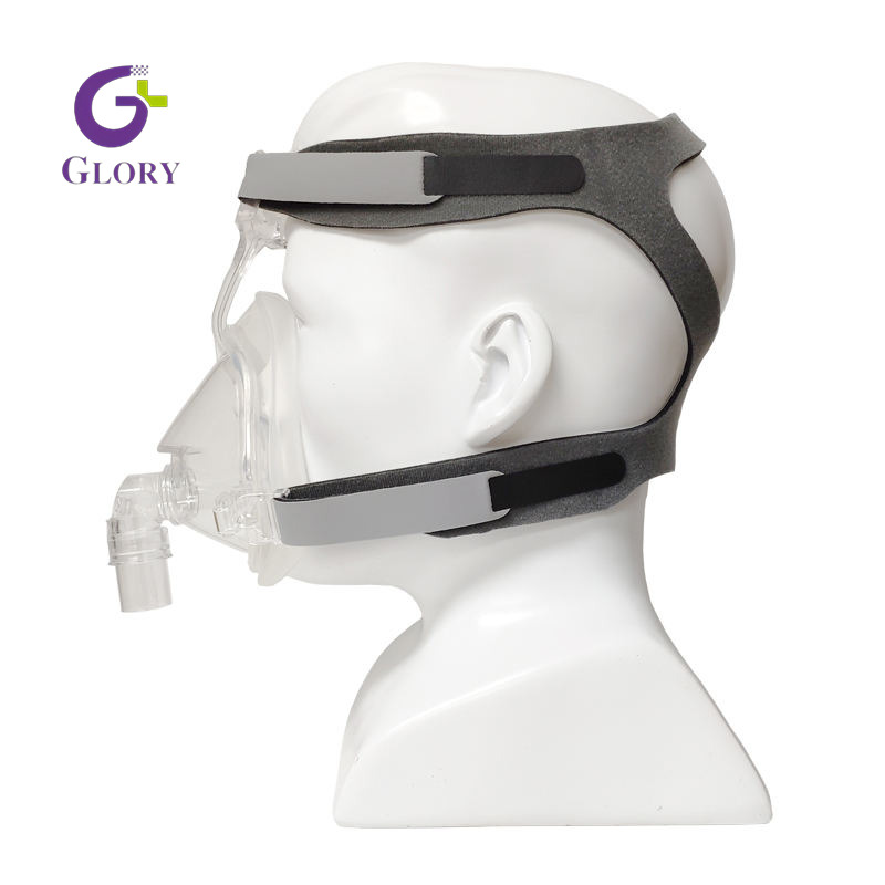 Máscara CPAP, máscara nasal confortável de grau médico para rosto inteiro Máscara CPAP à prova de vazamentos Máscara de apnéia do sono ajustável Máscara de almofada ultramacia para terapia respiratória do sono