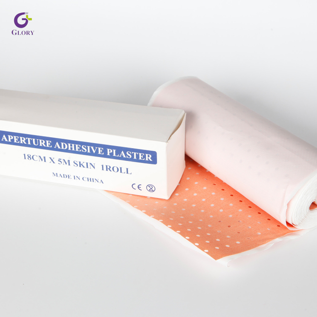 Gesso perfurado de óxido de zinco, emplastro adesivo médico respirável para fixação de curativos e suporte articular