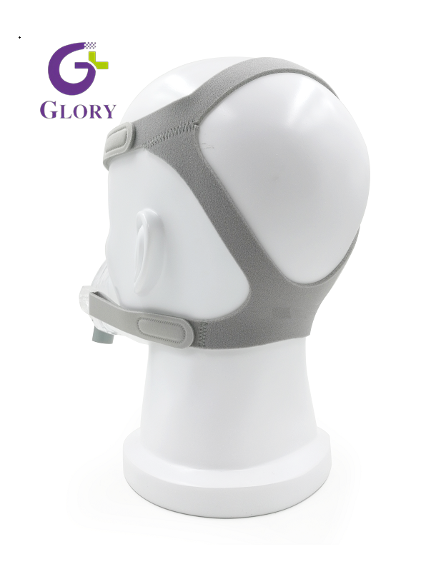 Máscara CPAP, máscara nasal confortável de grau médico para rosto inteiro Máscara CPAP à prova de vazamentos Máscara de apnéia do sono ajustável Máscara de almofada ultramacia para terapia respiratória do sono