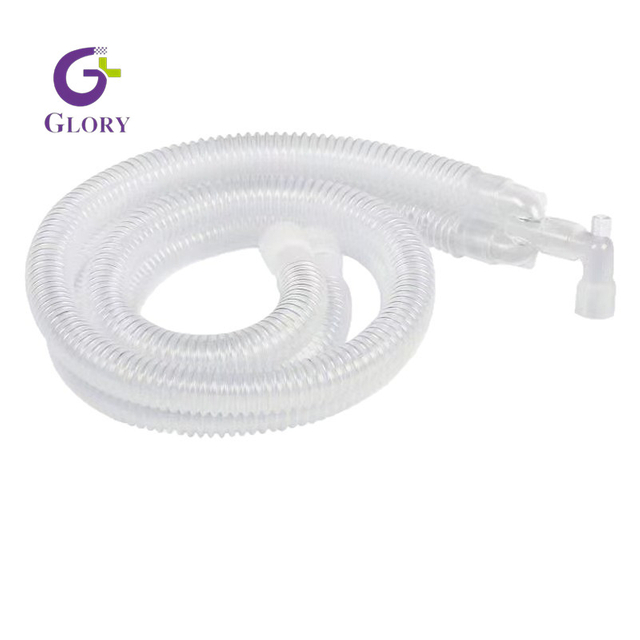 Tubo respiratório de anestesia estéril médico do circuito respiratório corrugado descartável para máquina de anestesia do ventilador