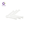 Braçadeira de cordão umbilical descartável, cortador de cordão umbilical de plástico estéril de grau médico Braçadeira de cordão neonatal antiderrapante segura para uso clínico e obstétrico hospitalar
