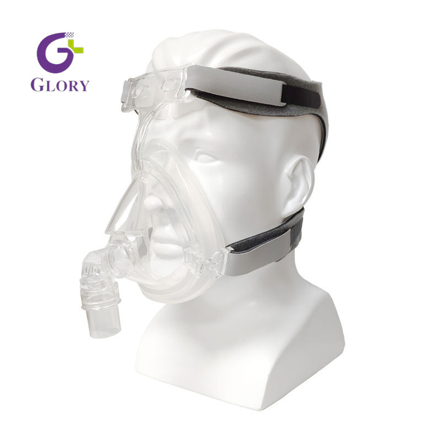 Máscara CPAP, máscara nasal confortável de grau médico para rosto inteiro Máscara CPAP à prova de vazamentos Máscara de apnéia do sono ajustável Máscara de almofada ultramacia para terapia respiratória do sono